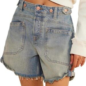 We The Free Palmer Mid Rise Denim Short
